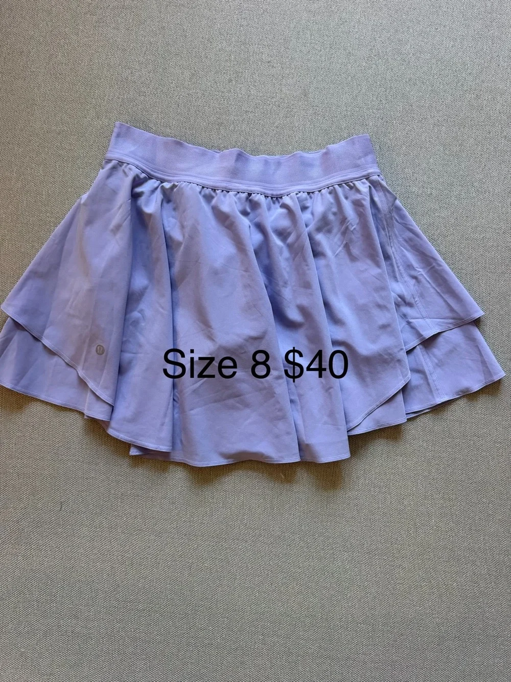 lululemon athletica Lavender Flared Tiered Skirt